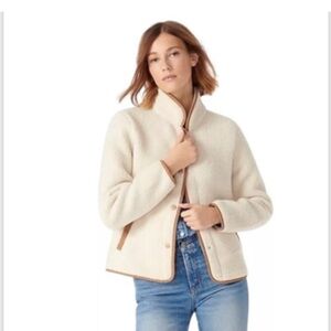 J.Crew Sherpa Fleece Snap Jacket Polartec Thermal Pro “Vintage Fleece”